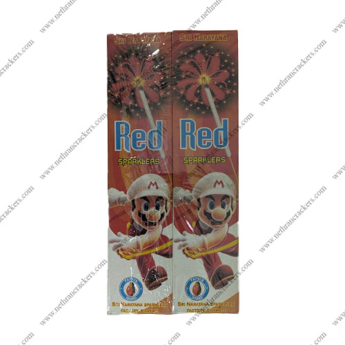 7cm Red Sparklers (10Pcs/box)