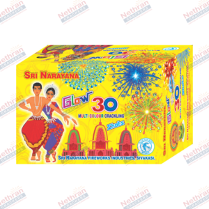 30 Glow Multicolour Crackling