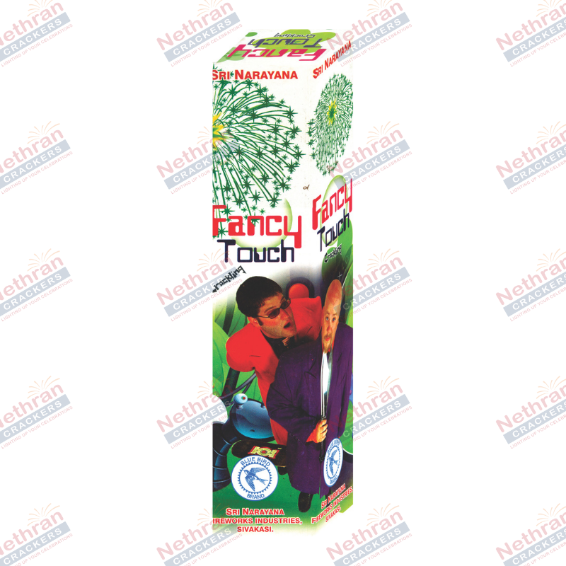 3" Fancy Touch (Crackling Green)